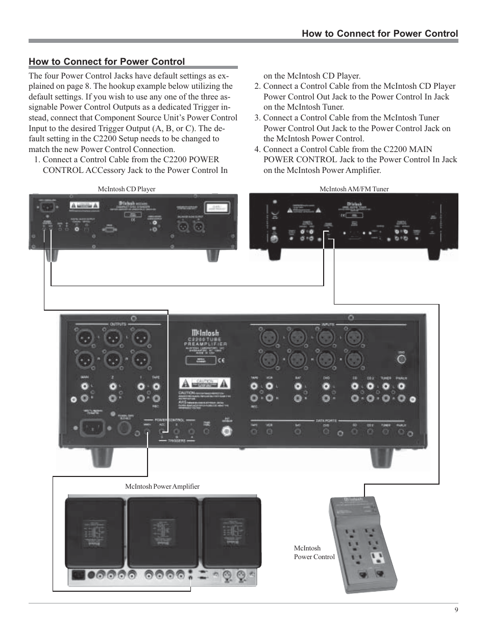 McIntosh C2200 User Manual | Page 9 / 28