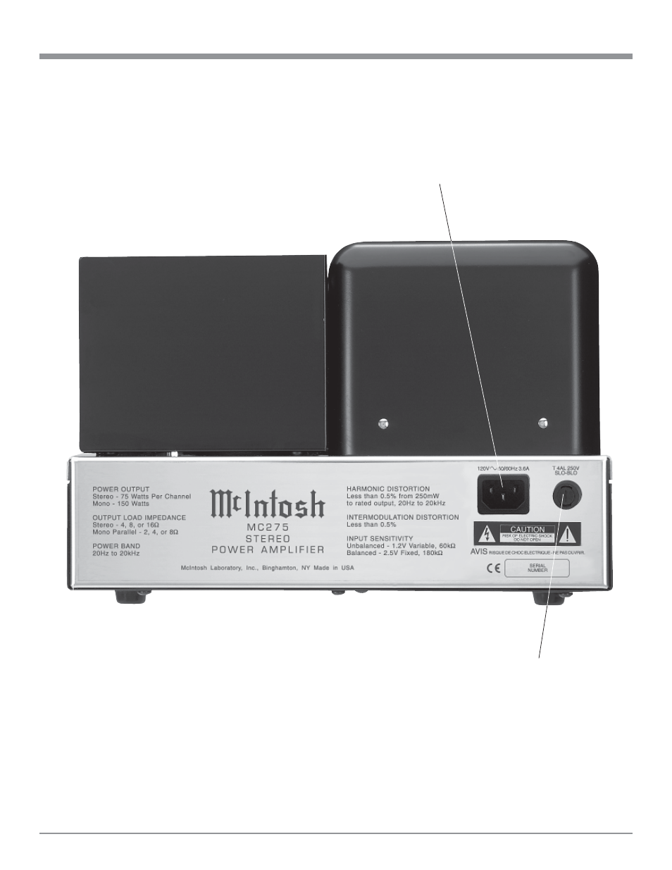 McIntosh MC275 User Manual | Page 9 / 16