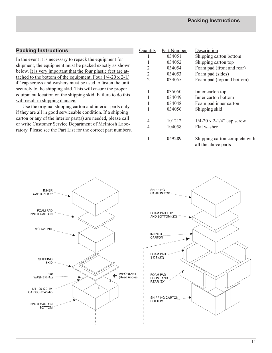 McIntosh MC352 User Manual | Page 11 / 12