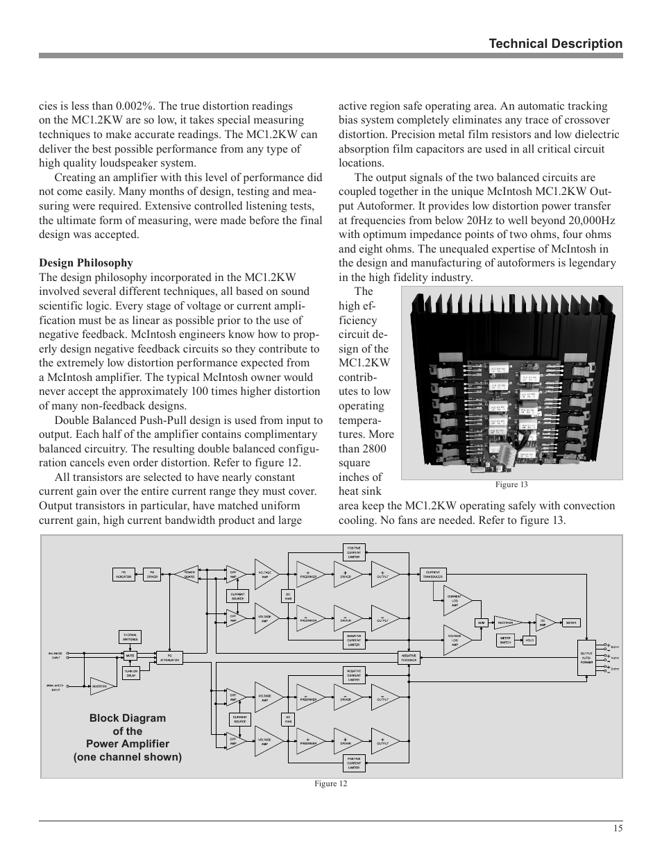 McIntosh MC1.2KW User Manual | Page 15 / 20