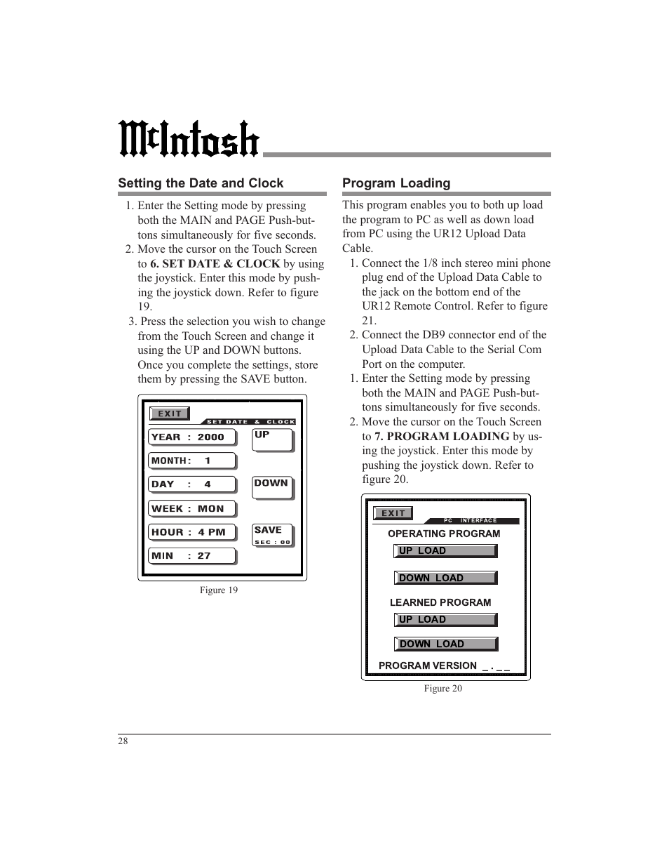 McIntosh UR12 User Manual | Page 28 / 48