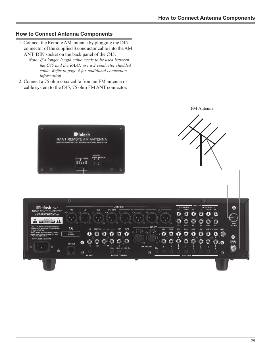 McIntosh Audio Control Center C45 User Manual | Page 29 / 36