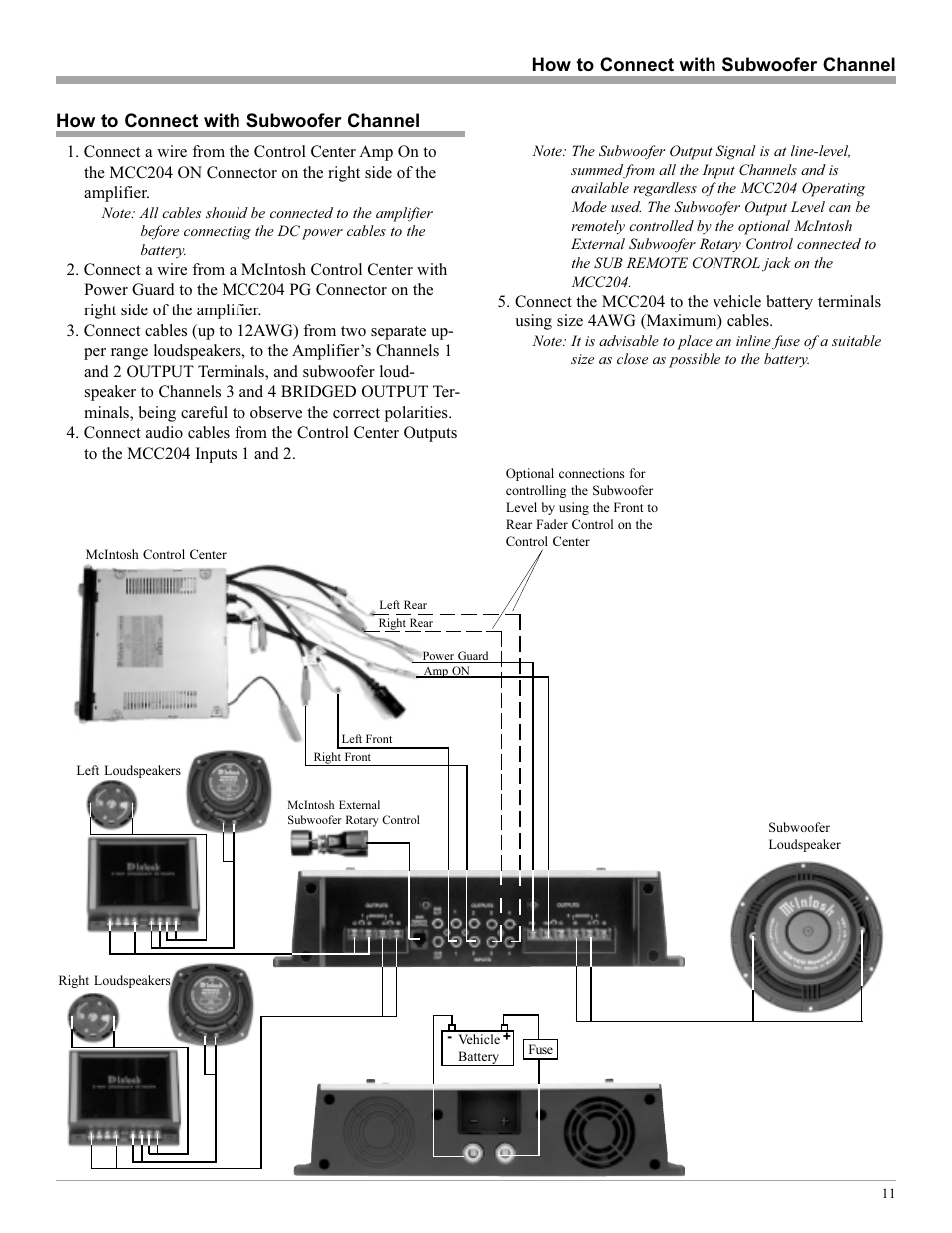 McIntosh MCC204 User Manual | Page 11 / 20