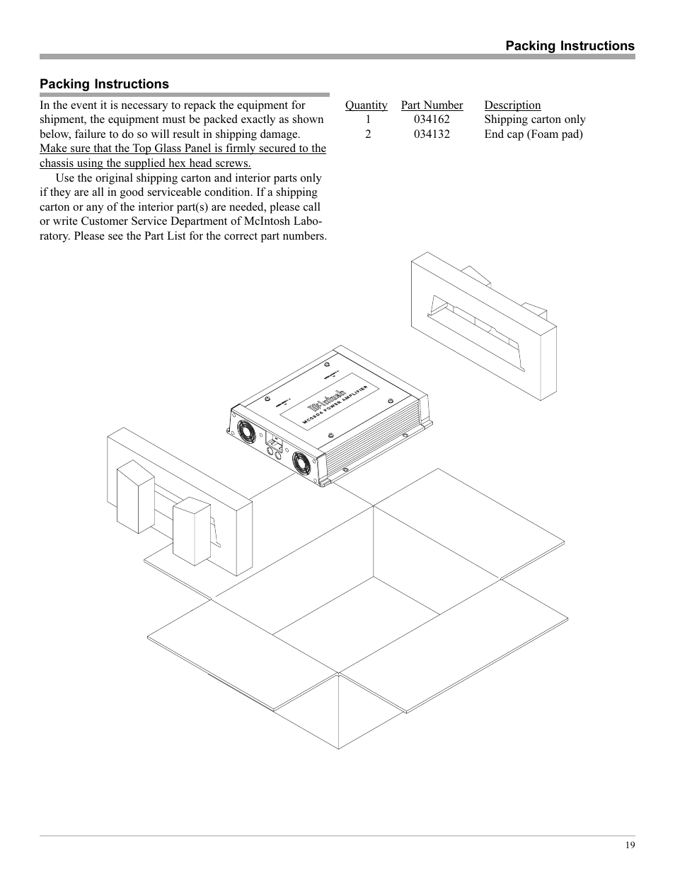 McIntosh MCC204 User Manual | Page 19 / 20