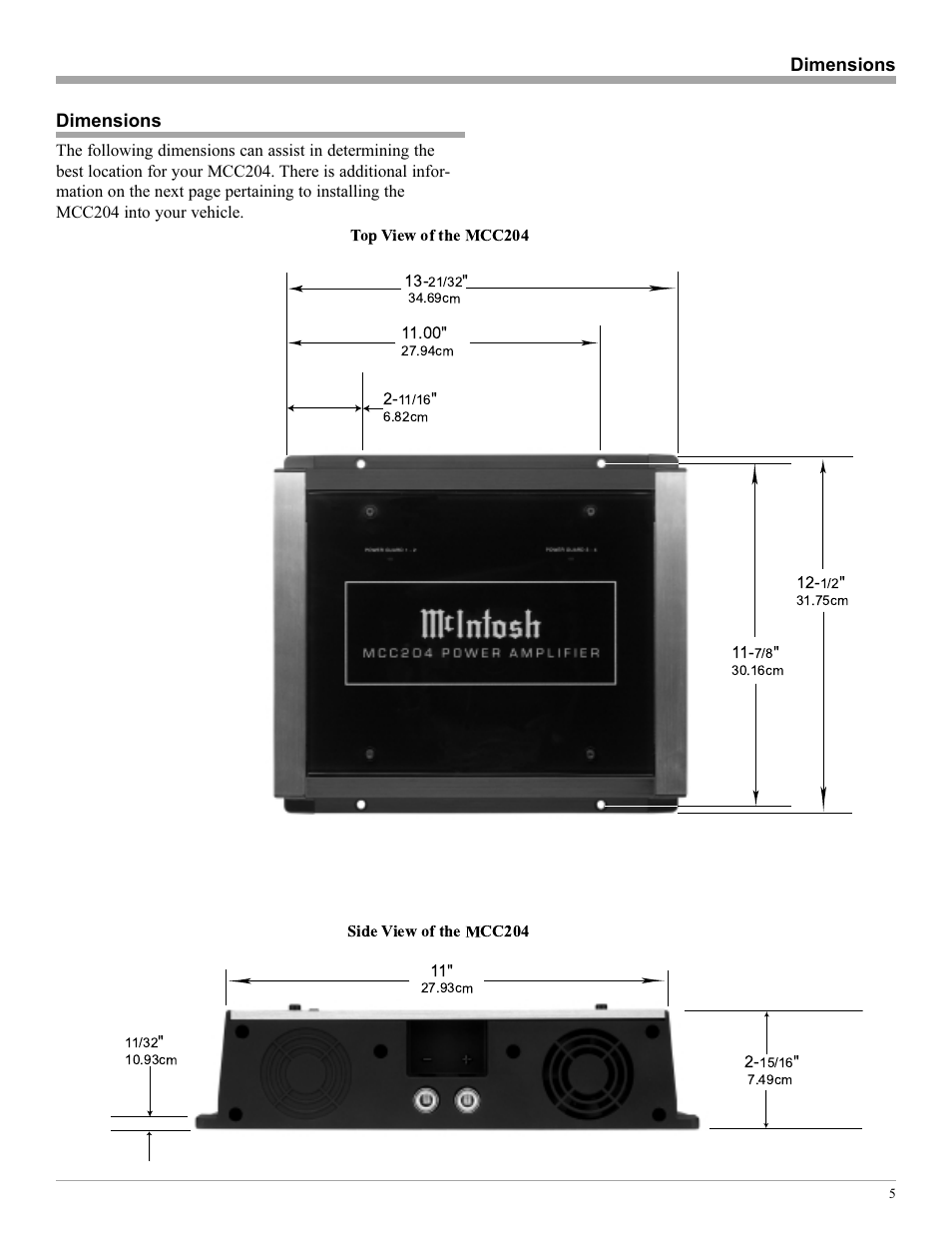 McIntosh MCC204 User Manual | Page 5 / 20