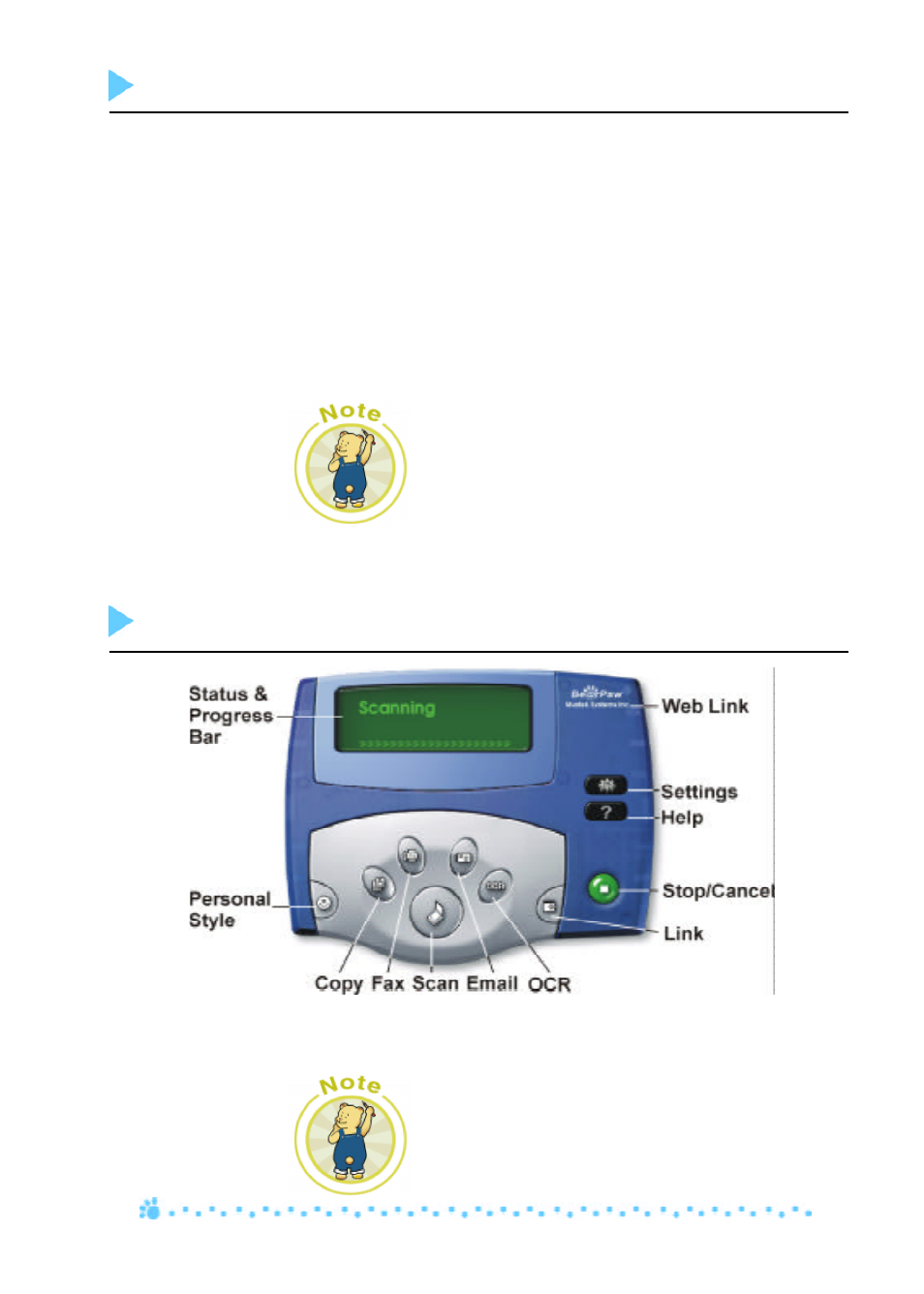 Email, Bearpaw panel | Mustek 1200 User Manual | Page 13 / 23