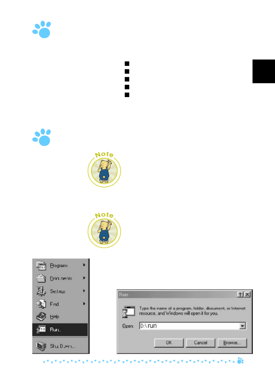 Unpacking the scanner, Installing drivers, Eunpacking the scanner | Mustek 1200 User Manual | Page 6 / 23