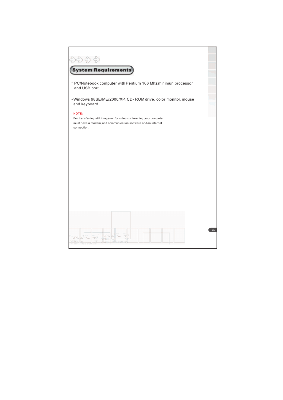 System requirements | Mustek S40 User Manual | Page 5 / 22