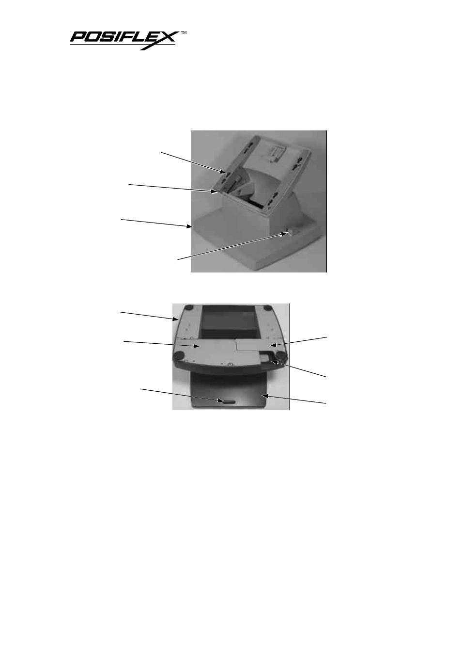 Adjustable stand assembly bottom of stand assembly | Mustek TP-6000 User Manual | Page 12 / 27