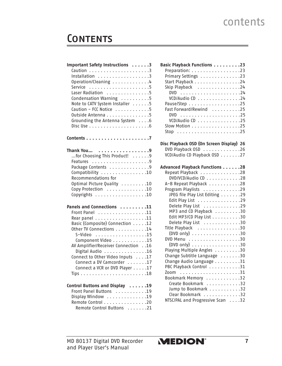 Medion MD 80137 User Manual | Page 7 / 53