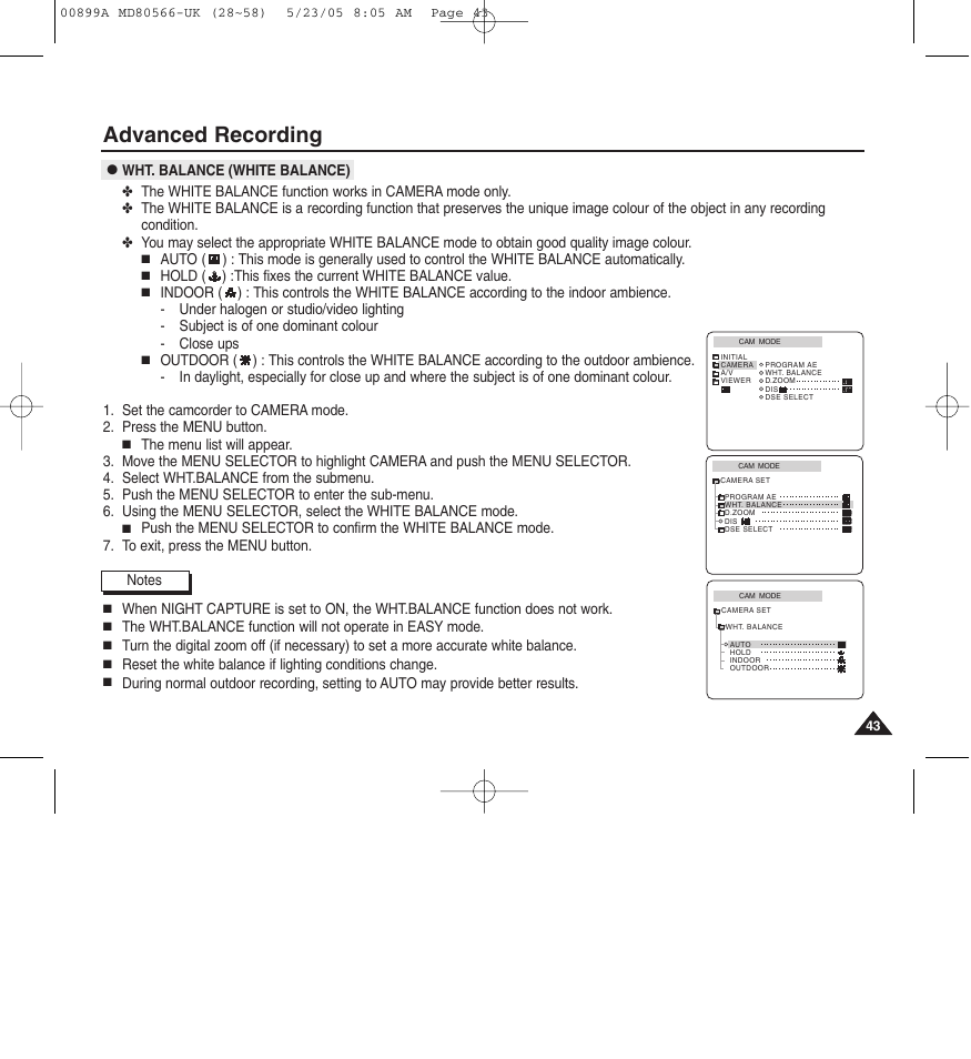 Advanced recording | Medion MD80566 User Manual | Page 43 / 87