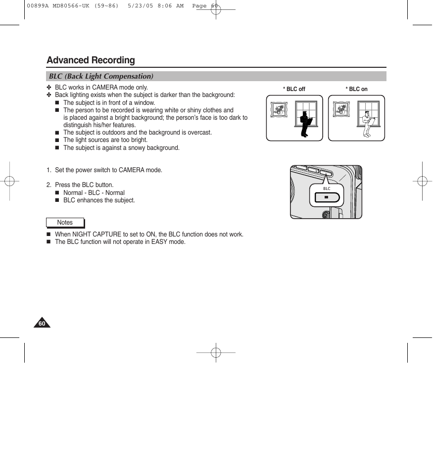 Advanced recording | Medion MD80566 User Manual | Page 60 / 87