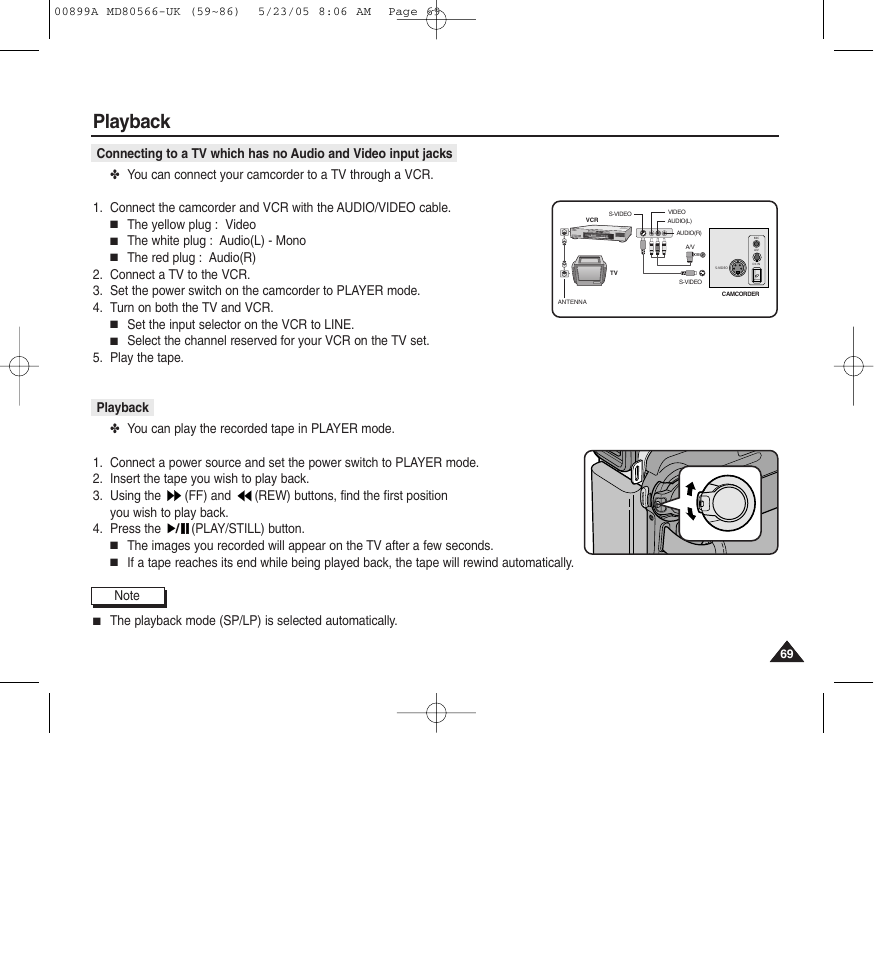 Playback | Medion MD80566 User Manual | Page 69 / 87