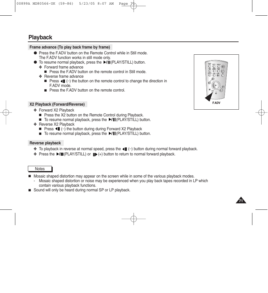 Playback | Medion MD80566 User Manual | Page 71 / 87