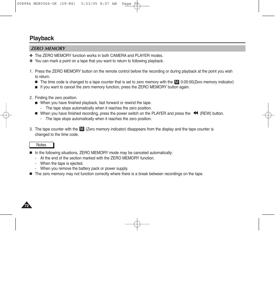 Playback | Medion MD80566 User Manual | Page 72 / 87
