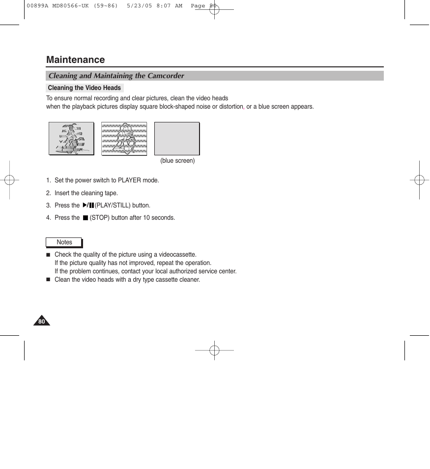 Maintenance | Medion MD80566 User Manual | Page 80 / 87