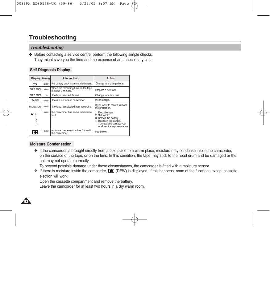 Troubleshooting | Medion MD80566 User Manual | Page 82 / 87