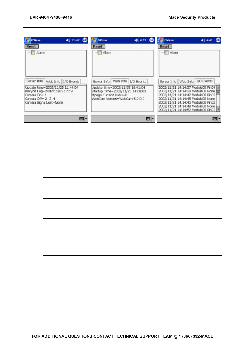 Mace DVR-9404 User Manual | Page 126 / 142