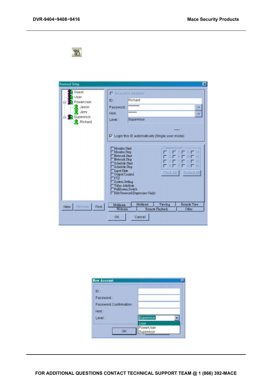 Mace DVR-9404 User Manual | Page 48 / 142