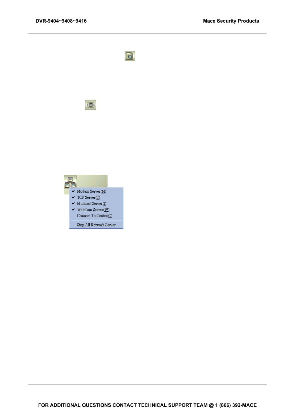 Mace DVR-9404 User Manual | Page 54 / 142