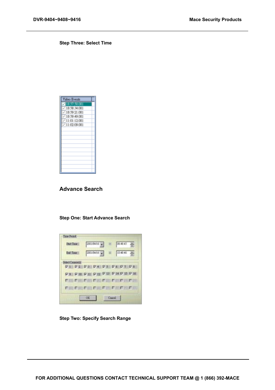Mace DVR-9404 User Manual | Page 58 / 142
