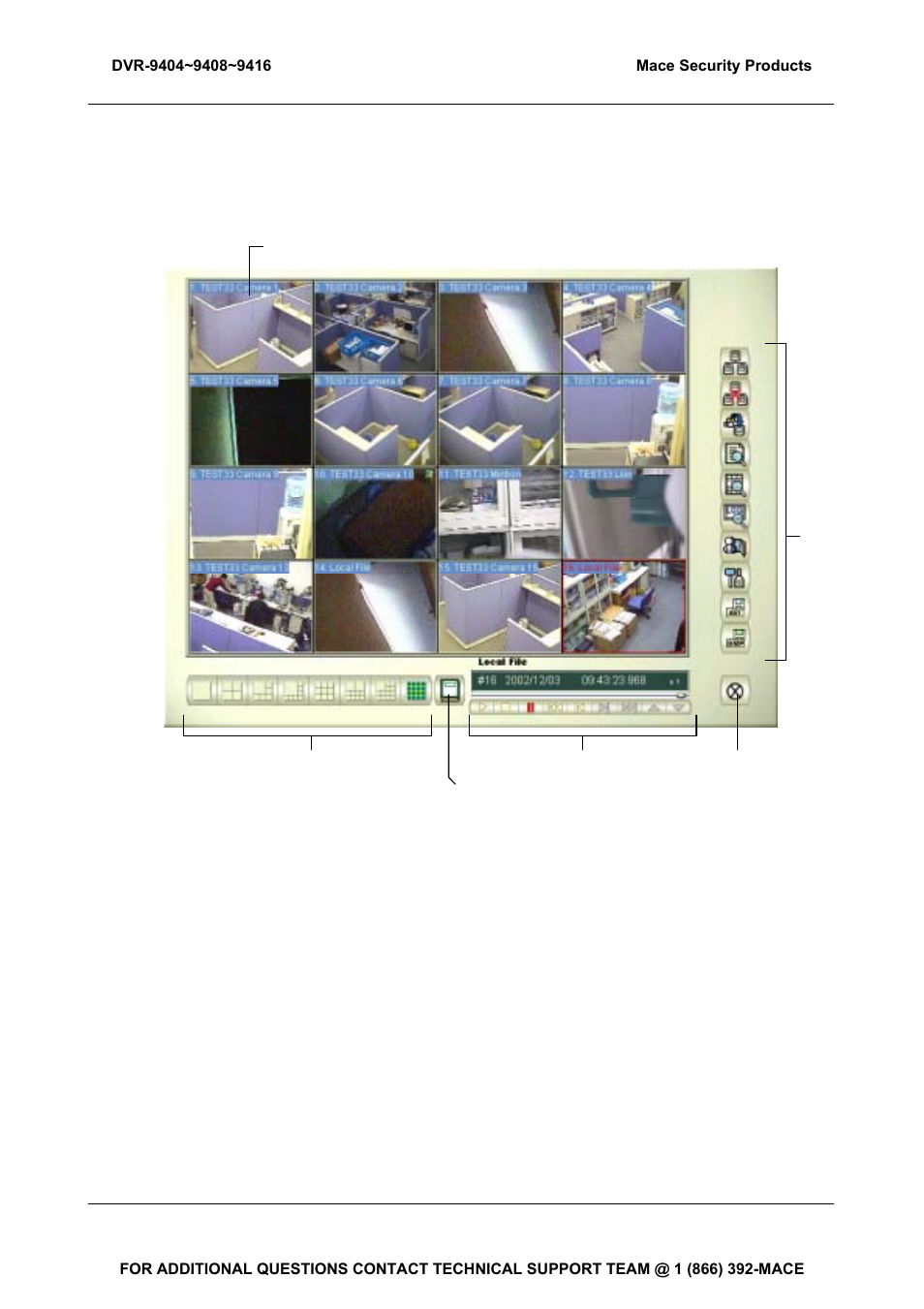 2functions and features of rpb application | Mace DVR-9404 User Manual | Page 68 / 142