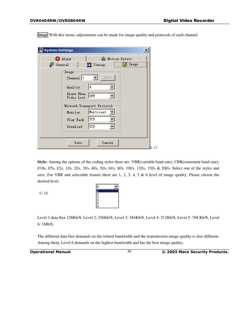 Mace DVR0404RW User Manual | Page 48 / 75
