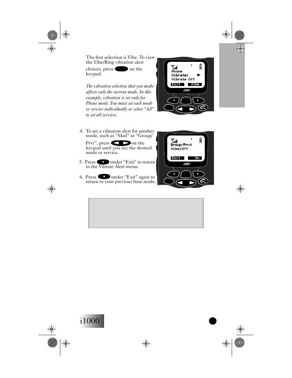 I1000, Your i1000 portable, Getting started | Motorola i1000 User Manual | Page 14 / 80