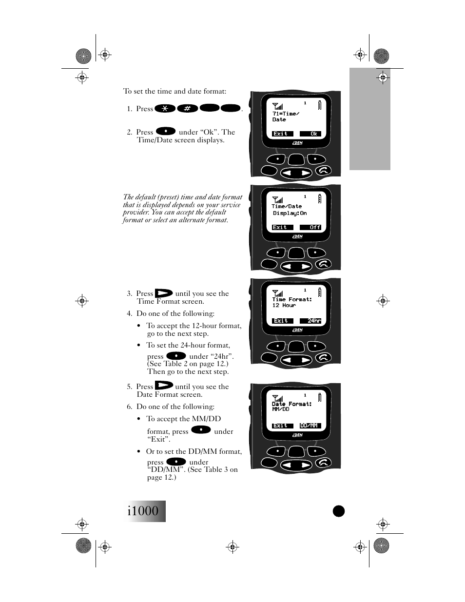 I1000, Your i1000 portable, Getting started | Motorola i1000 User Manual | Page 18 / 80