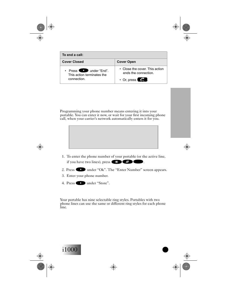 I1000, Phone mode | Motorola i1000 User Manual | Page 32 / 80