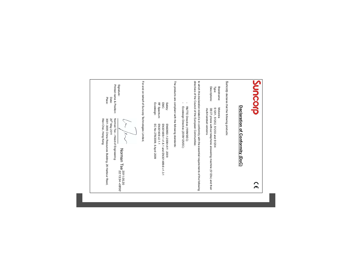 Motorola S1201 User Manual | Page 38 / 39