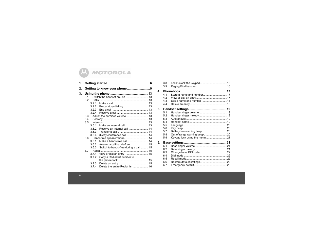 Motorola S1201 User Manual | Page 4 / 39