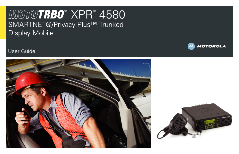Motorola MOTOTRBO XPR 4580 User Manual | 60 pages
