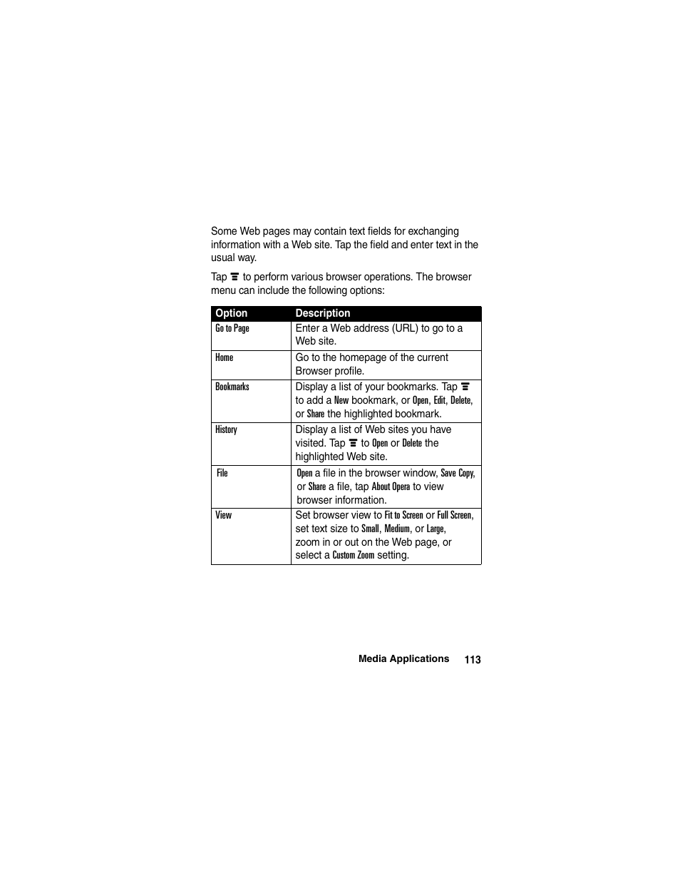 Motorola A780 User Manual | Page 113 / 182