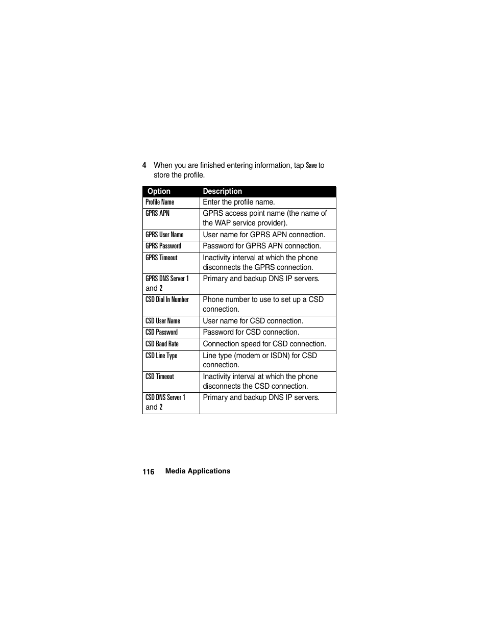 Motorola A780 User Manual | Page 116 / 182