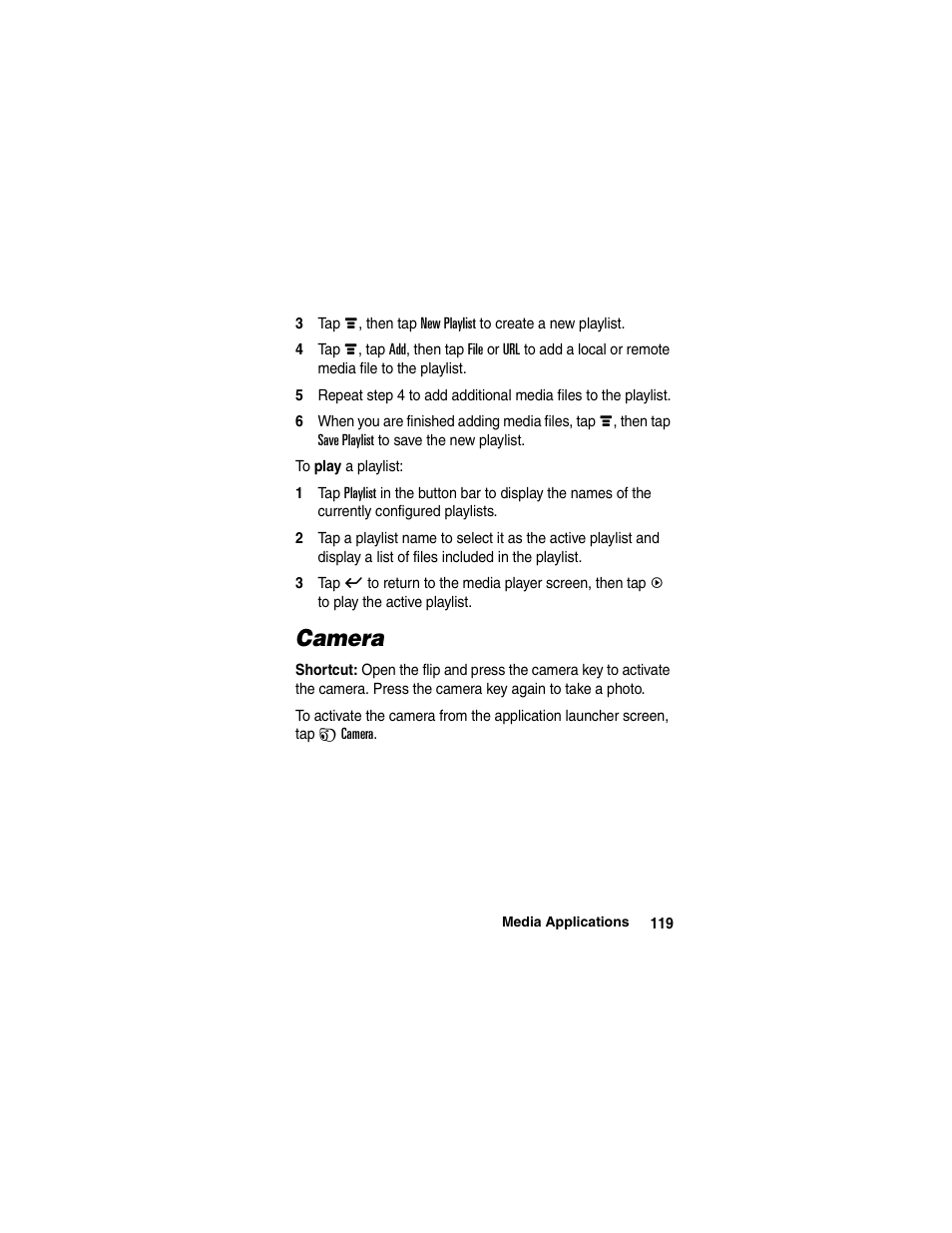 Motorola A780 User Manual | Page 119 / 182