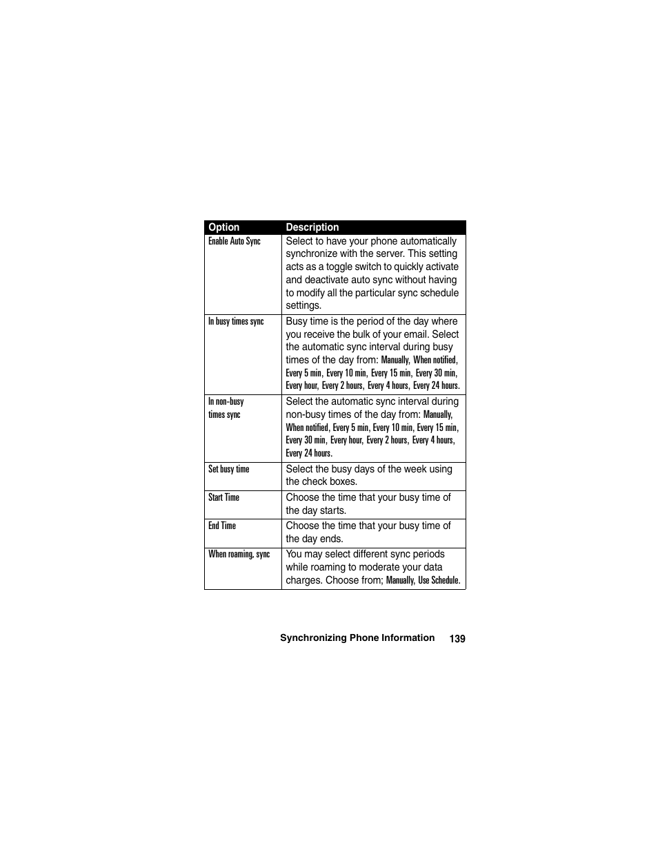 Motorola A780 User Manual | Page 139 / 182