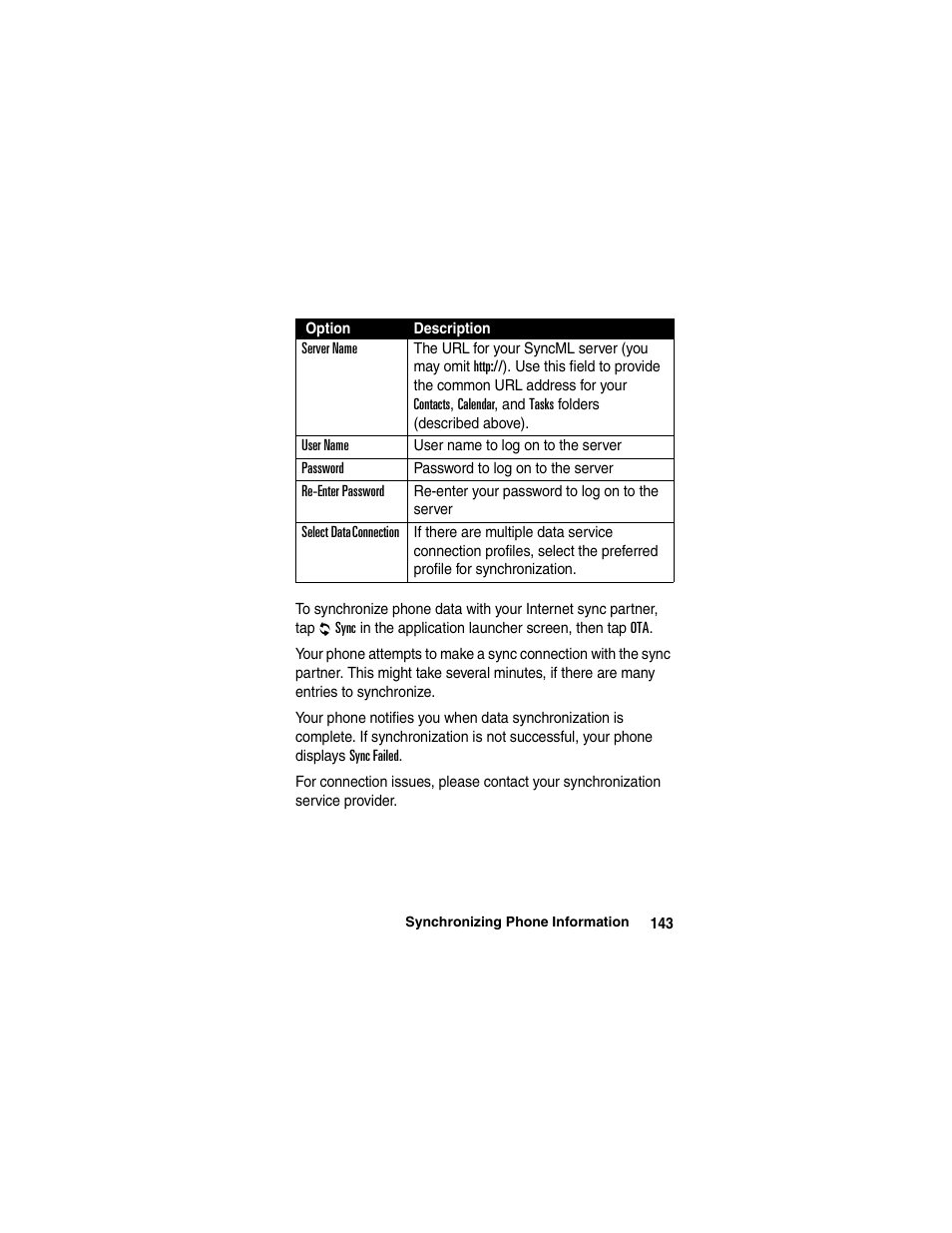 Motorola A780 User Manual | Page 143 / 182