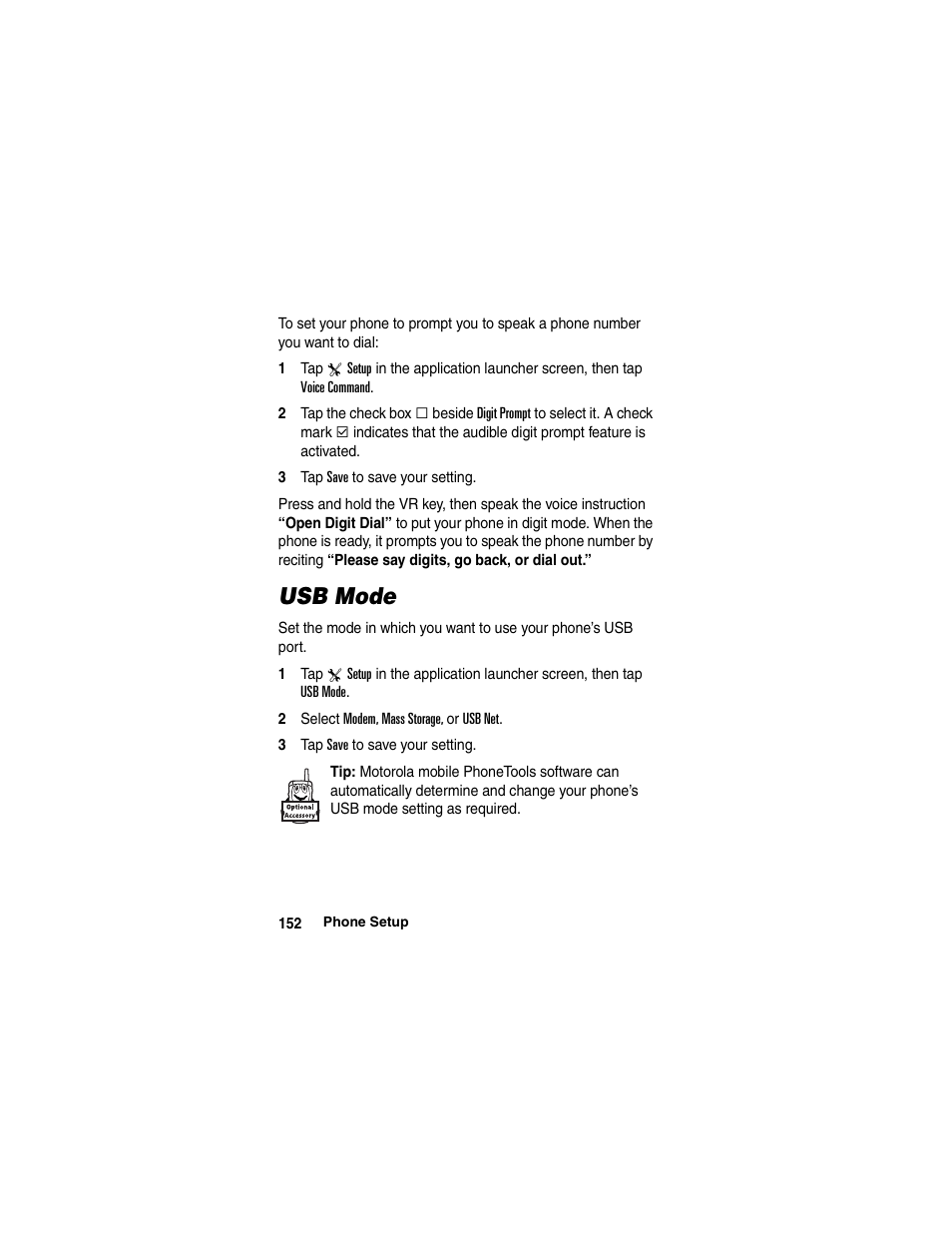 Motorola A780 User Manual | Page 152 / 182