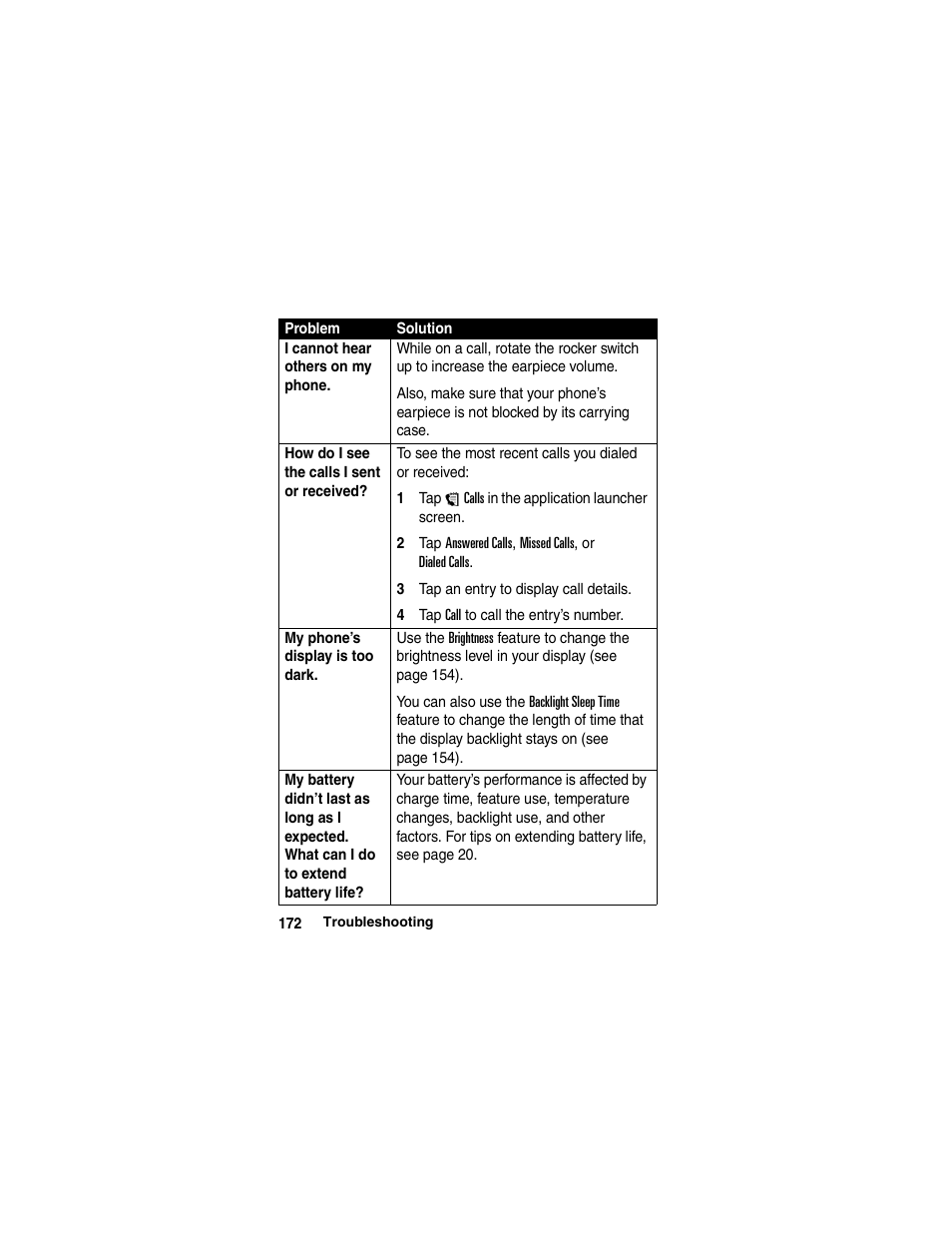 Motorola A780 User Manual | Page 172 / 182