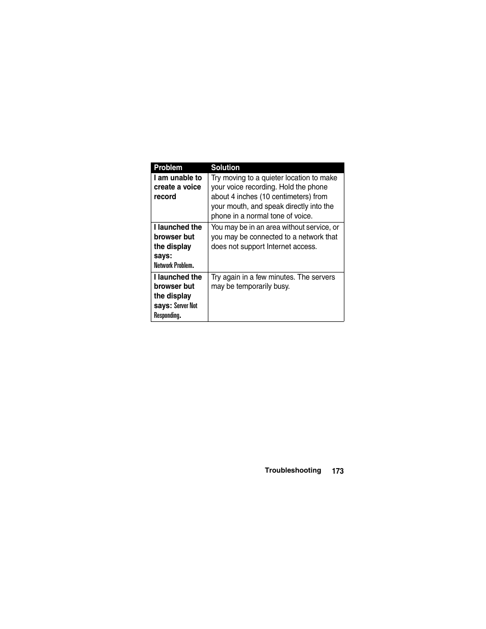 Motorola A780 User Manual | Page 173 / 182