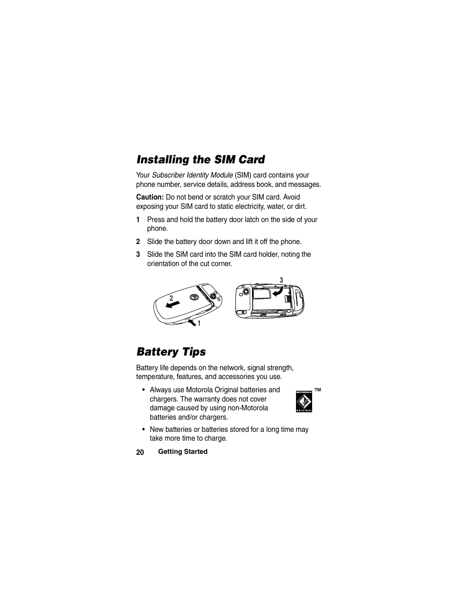 Motorola A780 User Manual | Page 20 / 182