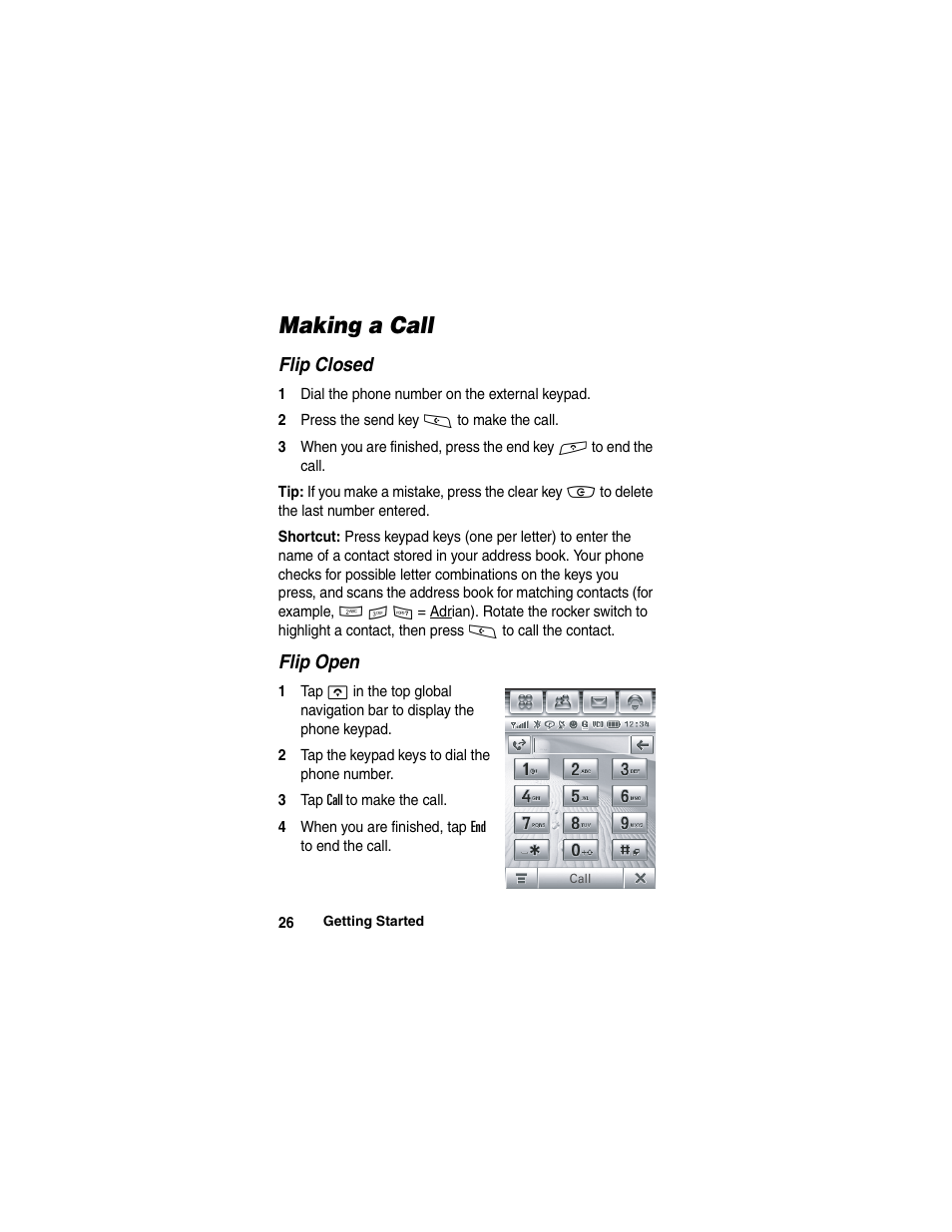 Motorola A780 User Manual | Page 26 / 182