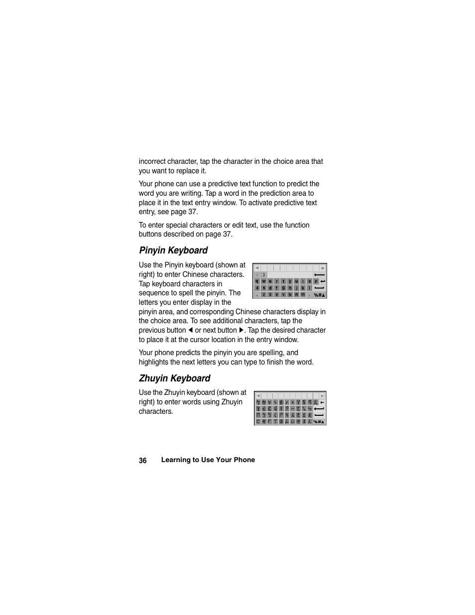 Motorola A780 User Manual | Page 36 / 182