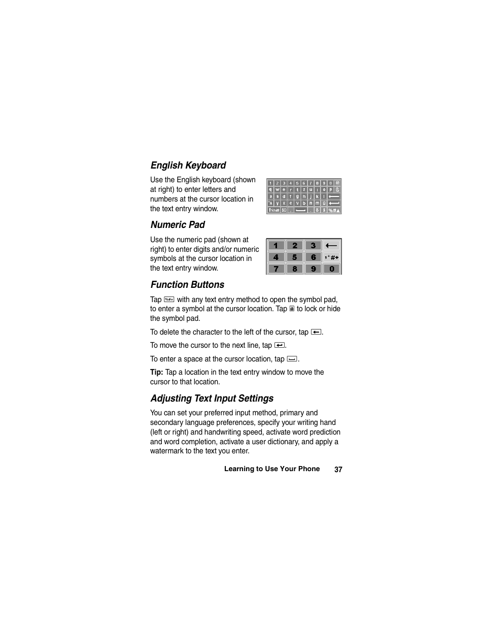 Motorola A780 User Manual | Page 37 / 182