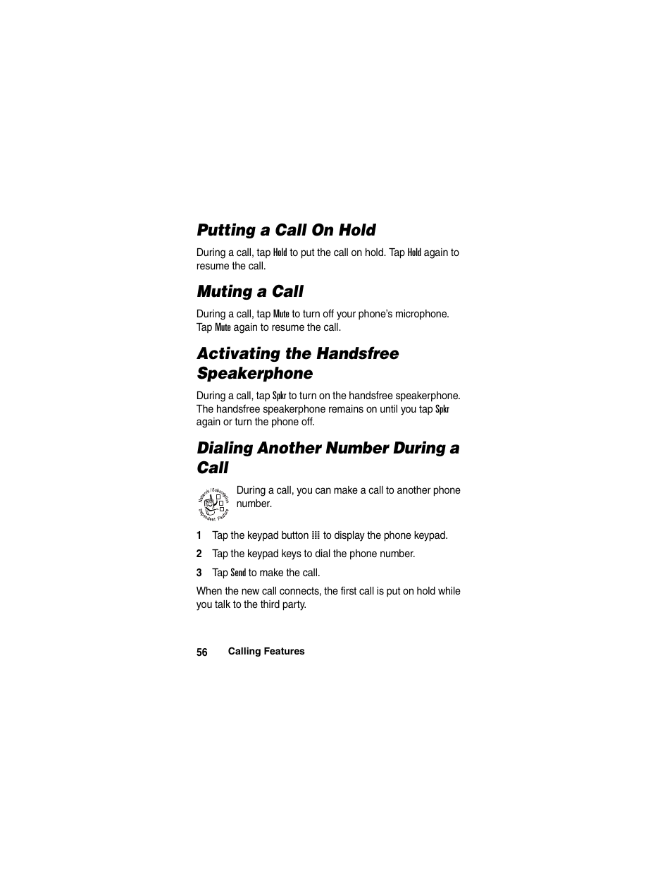 Motorola A780 User Manual | Page 56 / 182