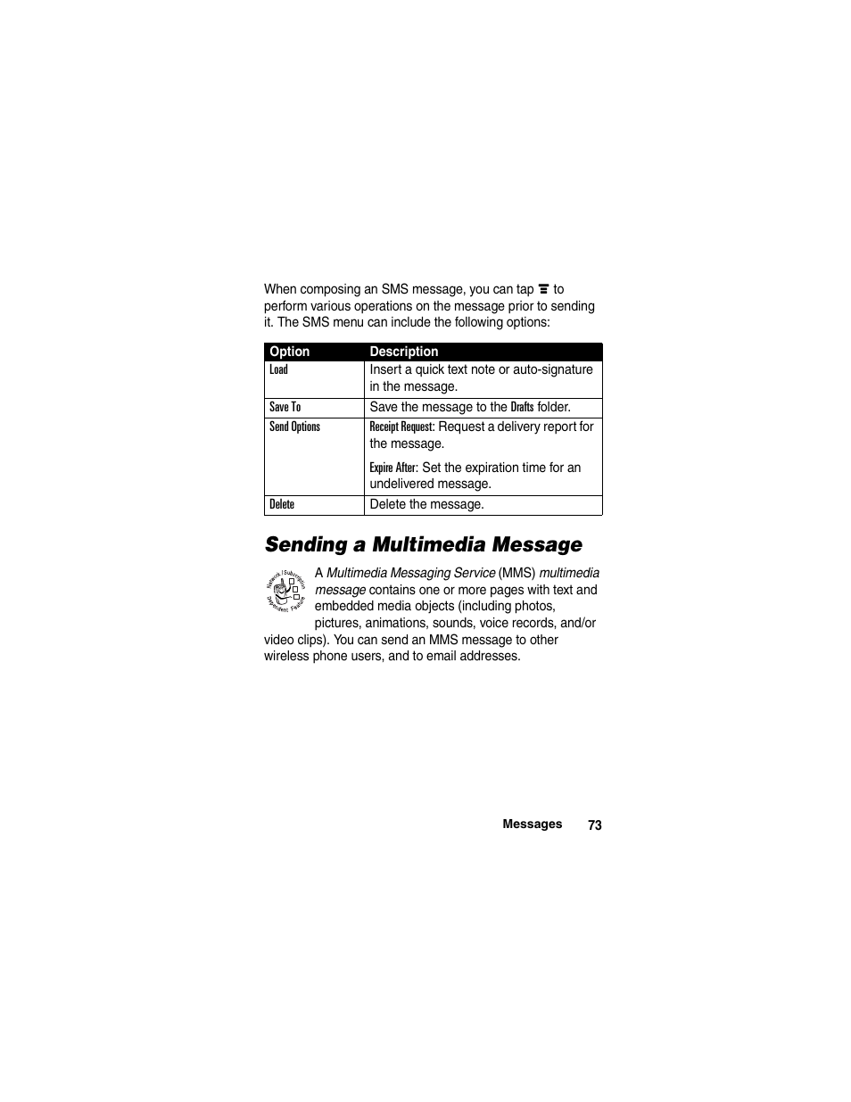 Motorola A780 User Manual | Page 73 / 182