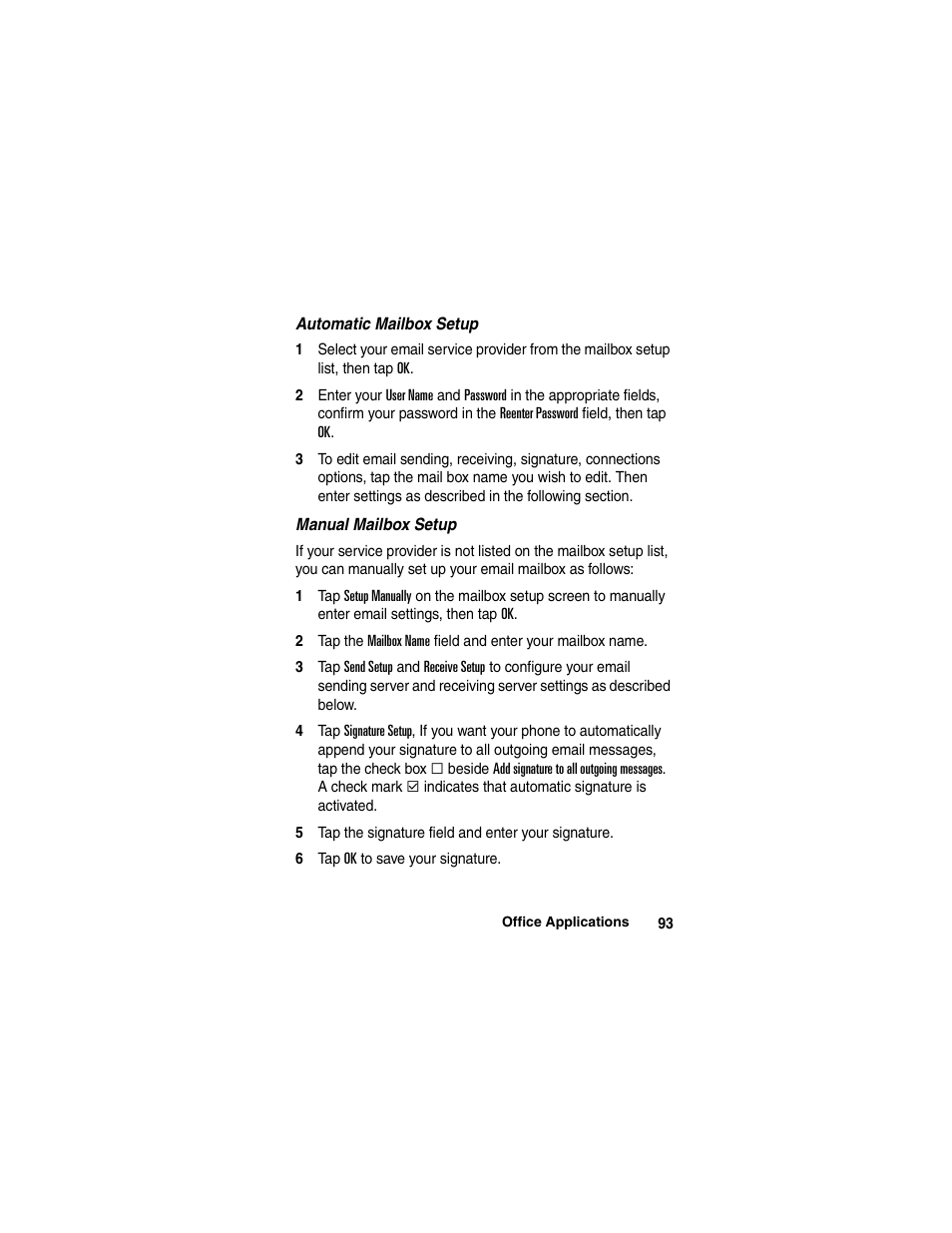 Motorola A780 User Manual | Page 93 / 182