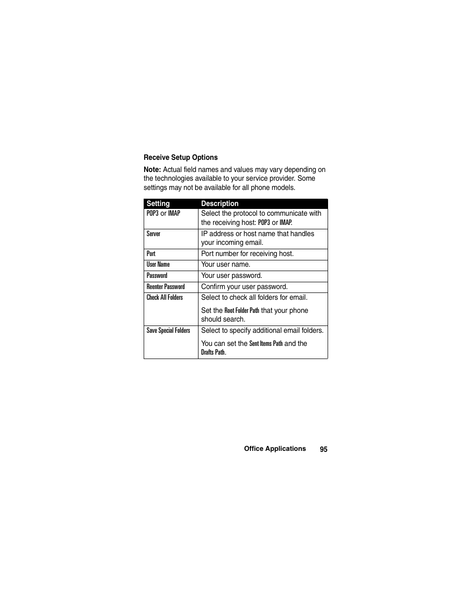 Motorola A780 User Manual | Page 95 / 182