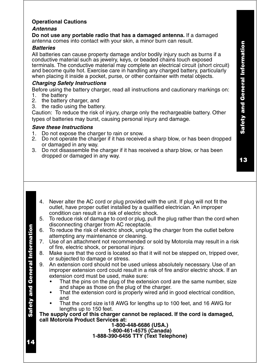 Motorola XU2100 User Manual | Page 8 / 35